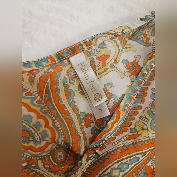 Helen Jon Paisley Mini Dress Coastal Beachwear,Cover Up NWOT - Picture 10 of 13